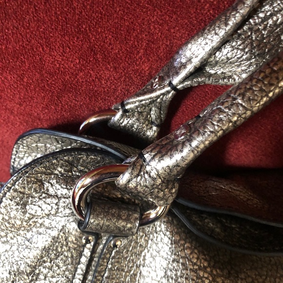 EUC. Celine Macadam Bittersweet bag in metallic silver. - Picture 8 of 16